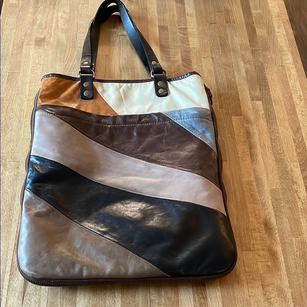 Gorgeous JAS M. B. Leather Shoulder Bag/Satchel, early 2000’s Anthropology